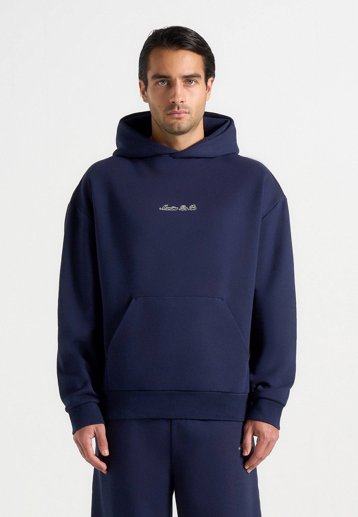 JS001 - Unisex Signature Relaxed Fit Hoodie - Navy
