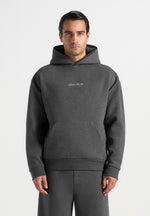 JS001 - Unisex Signature Relaxed Fit Hoodie - Charcoal Grey