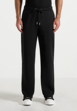 Avery - Unisex Neoprene Relaxed fit Joggers - Black