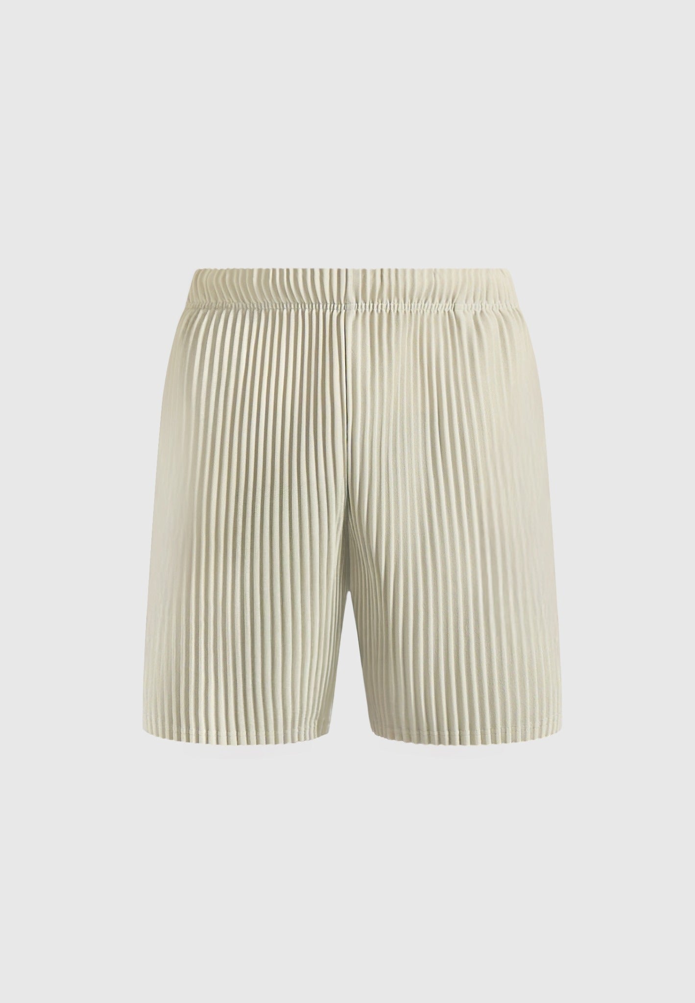 Drew - Pleated Shorts - Sage