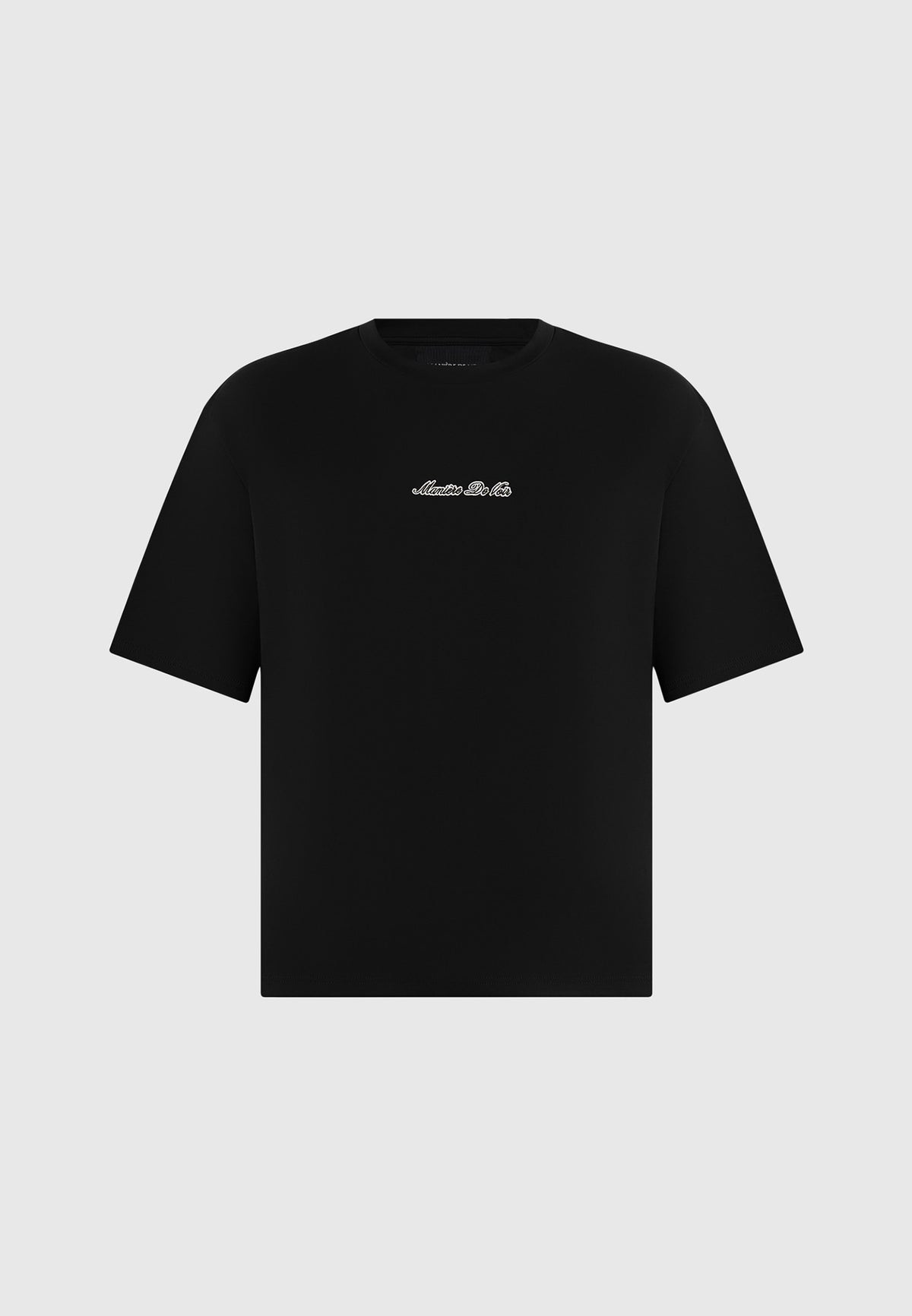 TS001 - Unisex Signature Relaxed Fit Cotton T-Shirt - Black