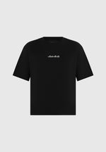 Ari - Unisex Signature Relaxed Fit Cotton T-Shirt - Black