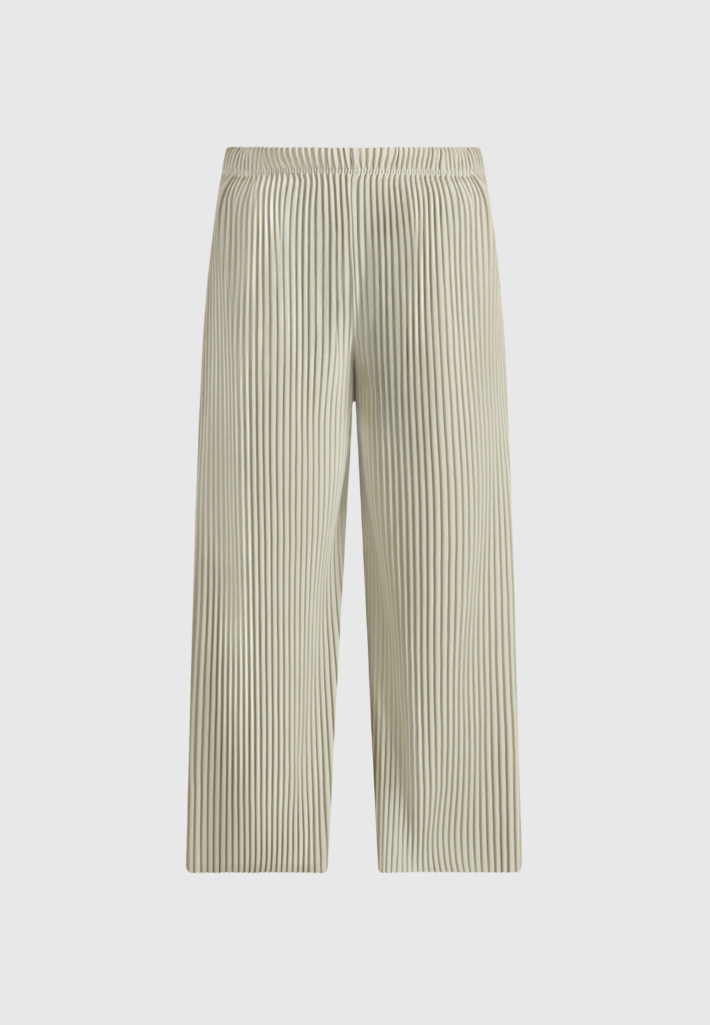 Jonas - Pleated Wide Leg Trousers - Sage