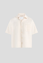 Brook - Unisex Signature Twill Boxy Shirt - Cream