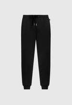 Dion - Neoprene Minimal Tapered Fit Cuffed Joggers - Black