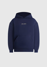 Ollie - Unisex Signature Relaxed Fit Hoodie - Navy