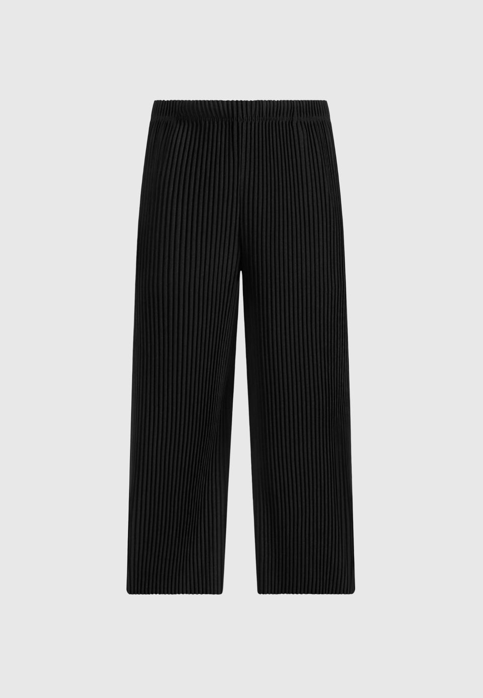 Jonas - Pleated Wide Leg Trousers - Black