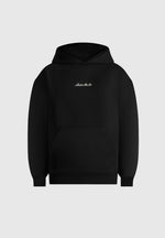 Ollie - Unisex Signature Relaxed Fit Hoodie - Black