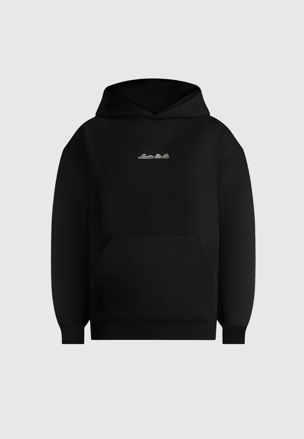 JS001 - Unisex Signature Relaxed Fit Hoodie - Black