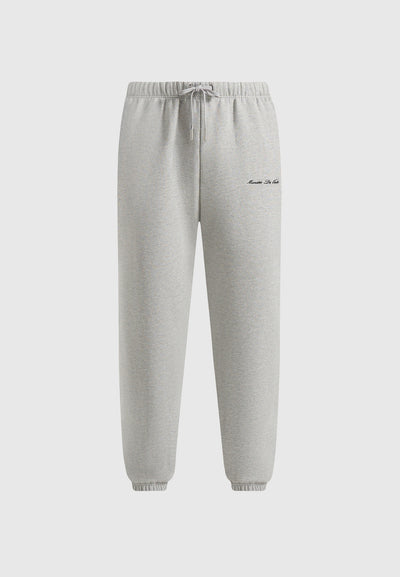 JS005 - Signature Regular Fit Cuffed Joggers - Marl Grey