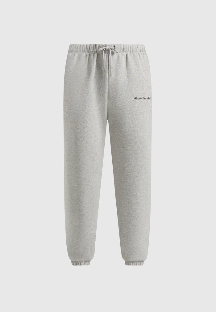 JS005 - Signature Regular Fit Cuffed Joggers - Marl Grey