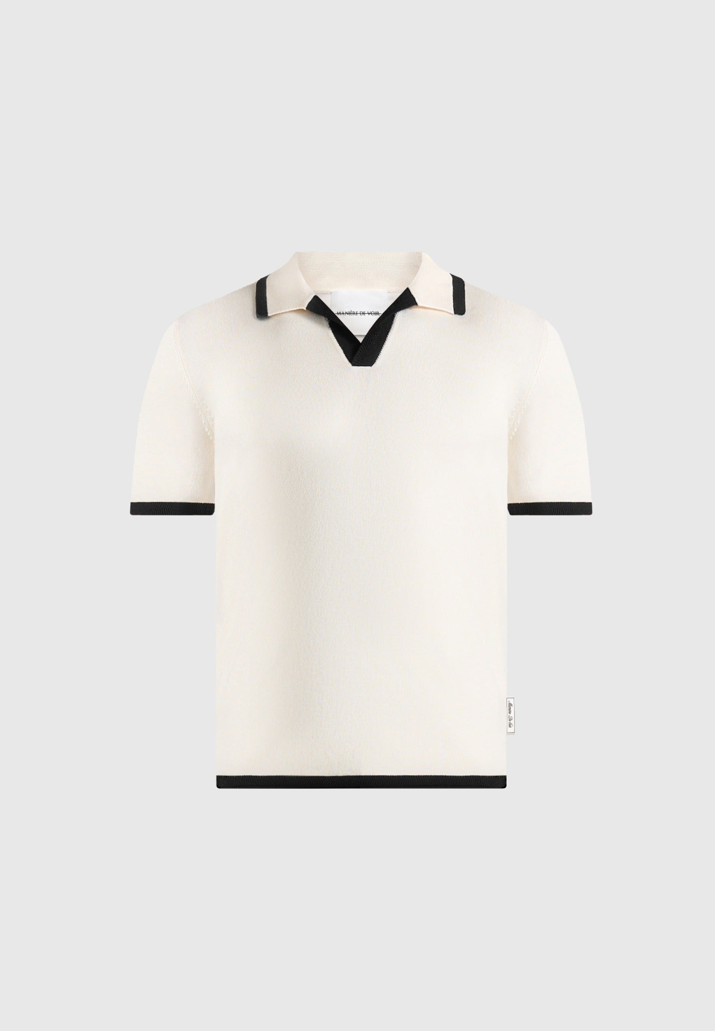 lambert-contrast-detail-knit-polo-shirt-cream