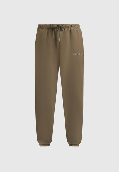 JS005 - Signature Regular Fit Cuffed Joggers - Olive