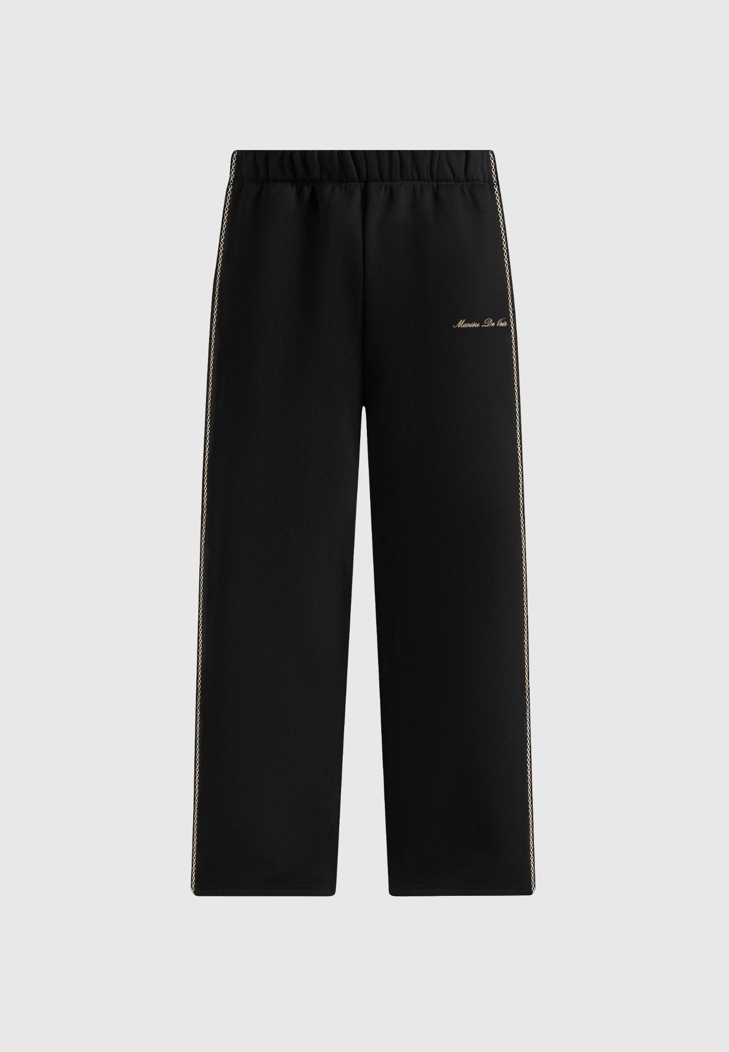 morgan-unisex-whipstitch-regular-joggers-black
