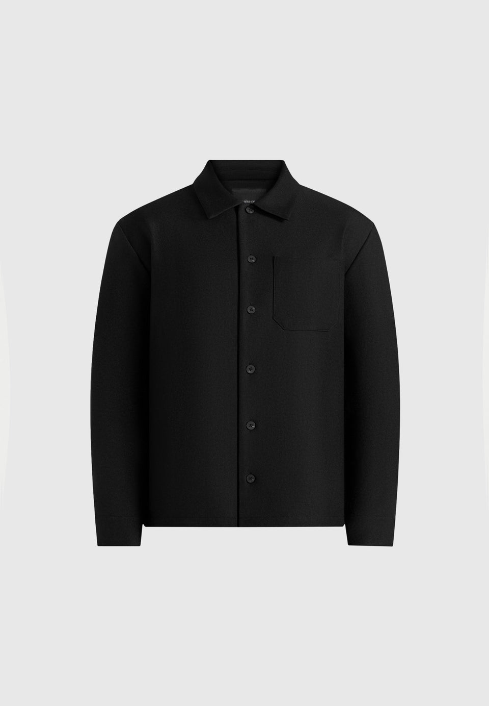 Valentin - Classic Tailored Long Sleeve Shirt - Black