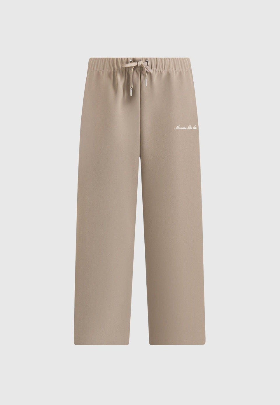 Signature Piped Track Pants - Taupe