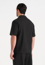Felix - Tailored Shirt With Crease - Black