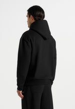 JS001 - Unisex Signature Relaxed Fit Hoodie - Black