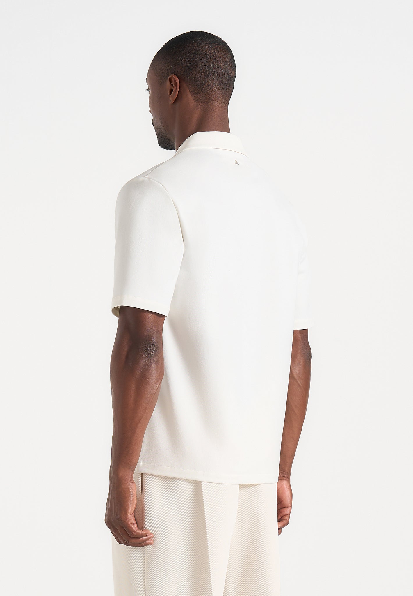 Felix - Tailored Shirt With Crease - White