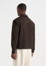 Espen - Applique Detail Long Sleeve Shirt - Brown