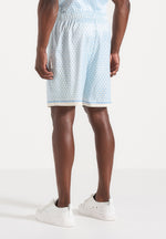 Jordan - Eiffel Monogram Shorts - Pale Blue