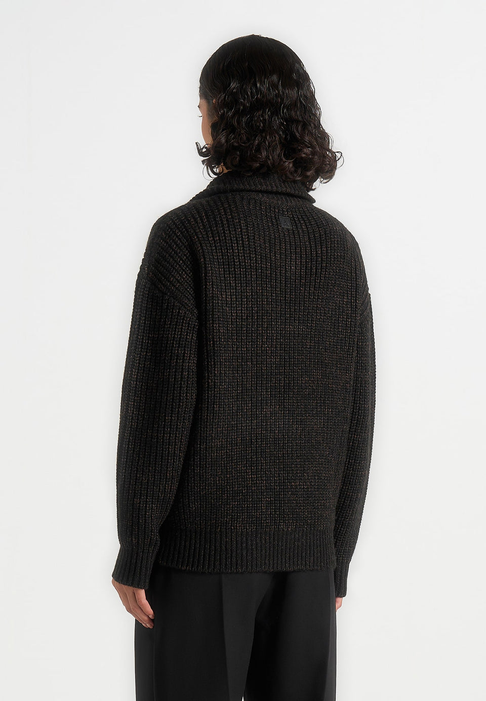 jamie-unisex-speckled-zip-through-jacket-black