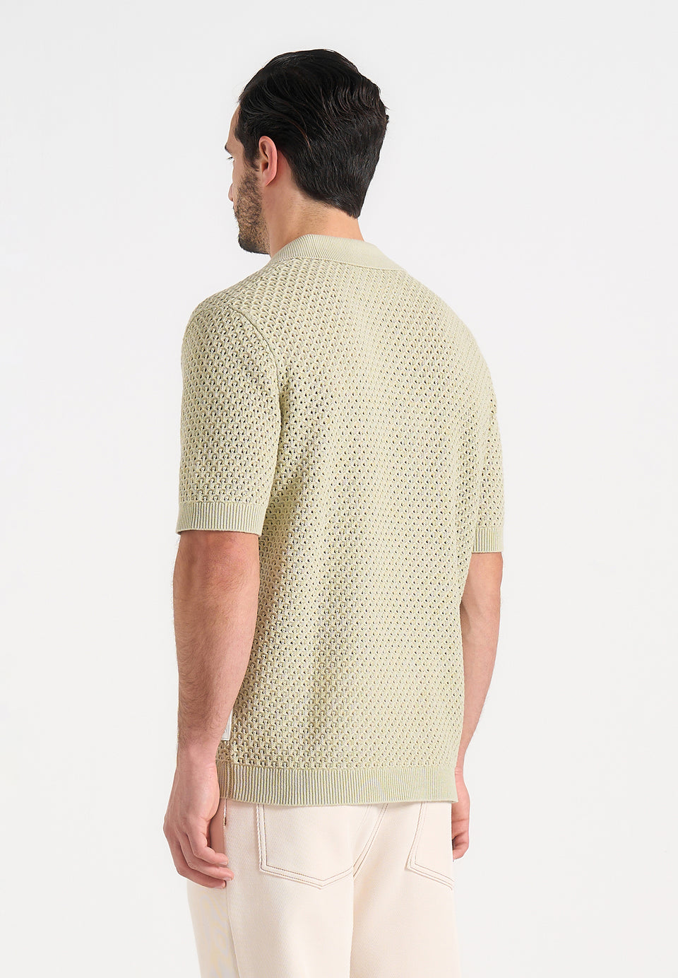 conrad-open-knit-polo-shirt-sage