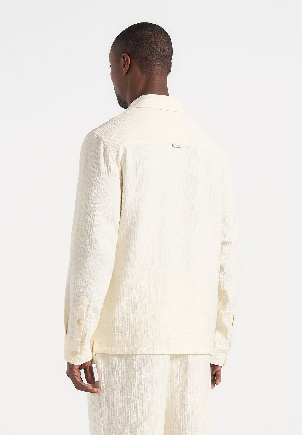 bailey-unisex-textured-long-sleeve-shirt-cream