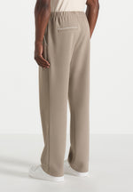 Signature Piped Track Pants - Taupe