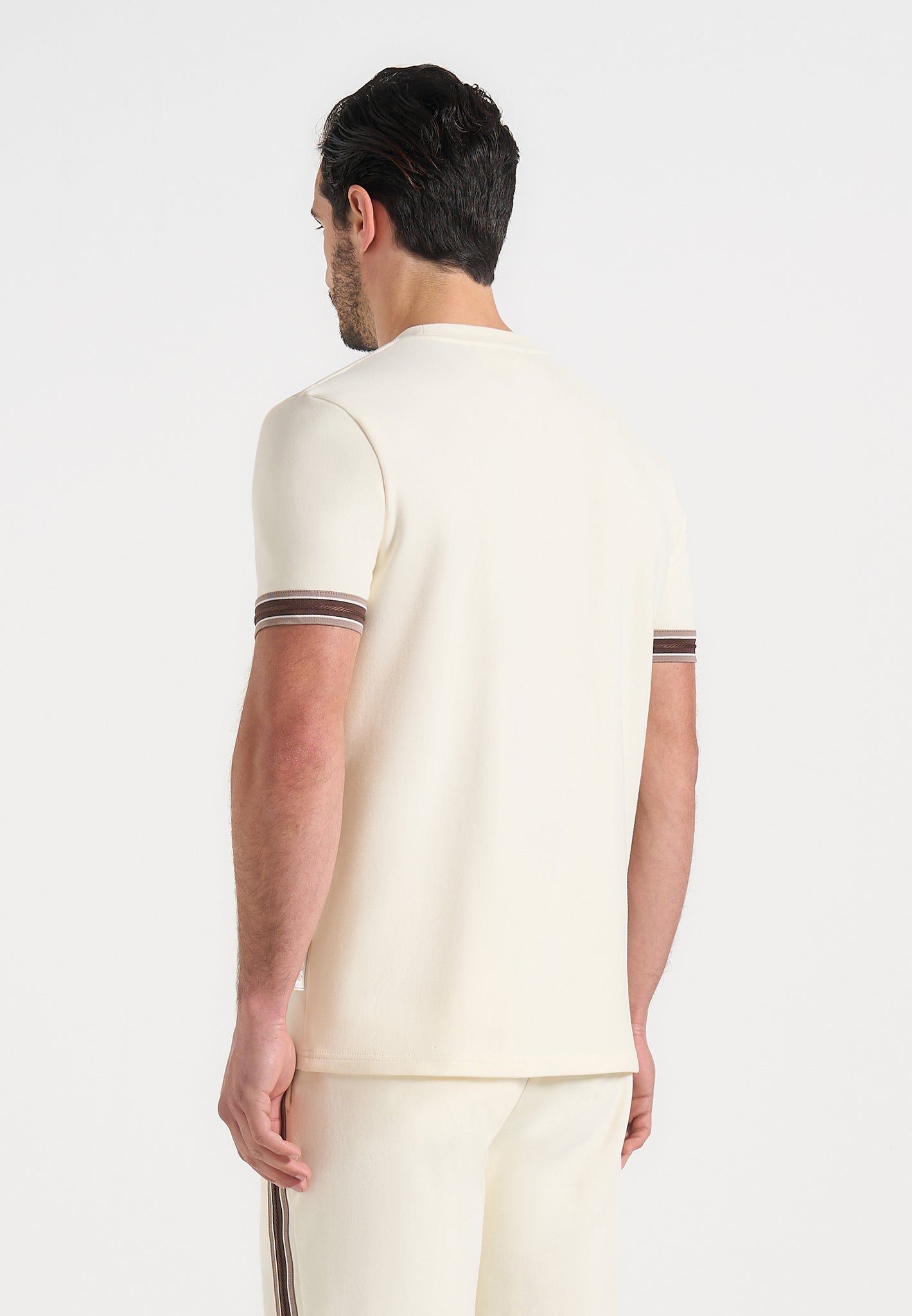 Layton - Taped Cotton T-Shirt - Cream