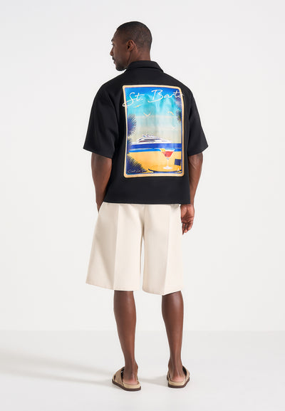 St. Barts - Relaxed Fit Shirt - Black
