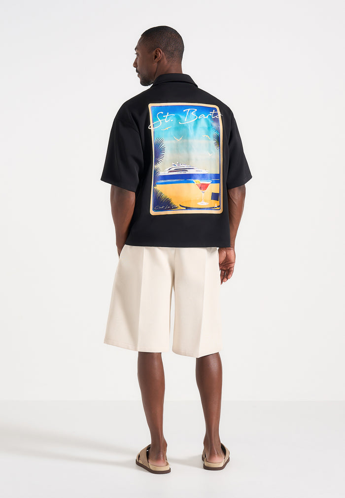 St. Barts - Relaxed Fit Shirt - Black