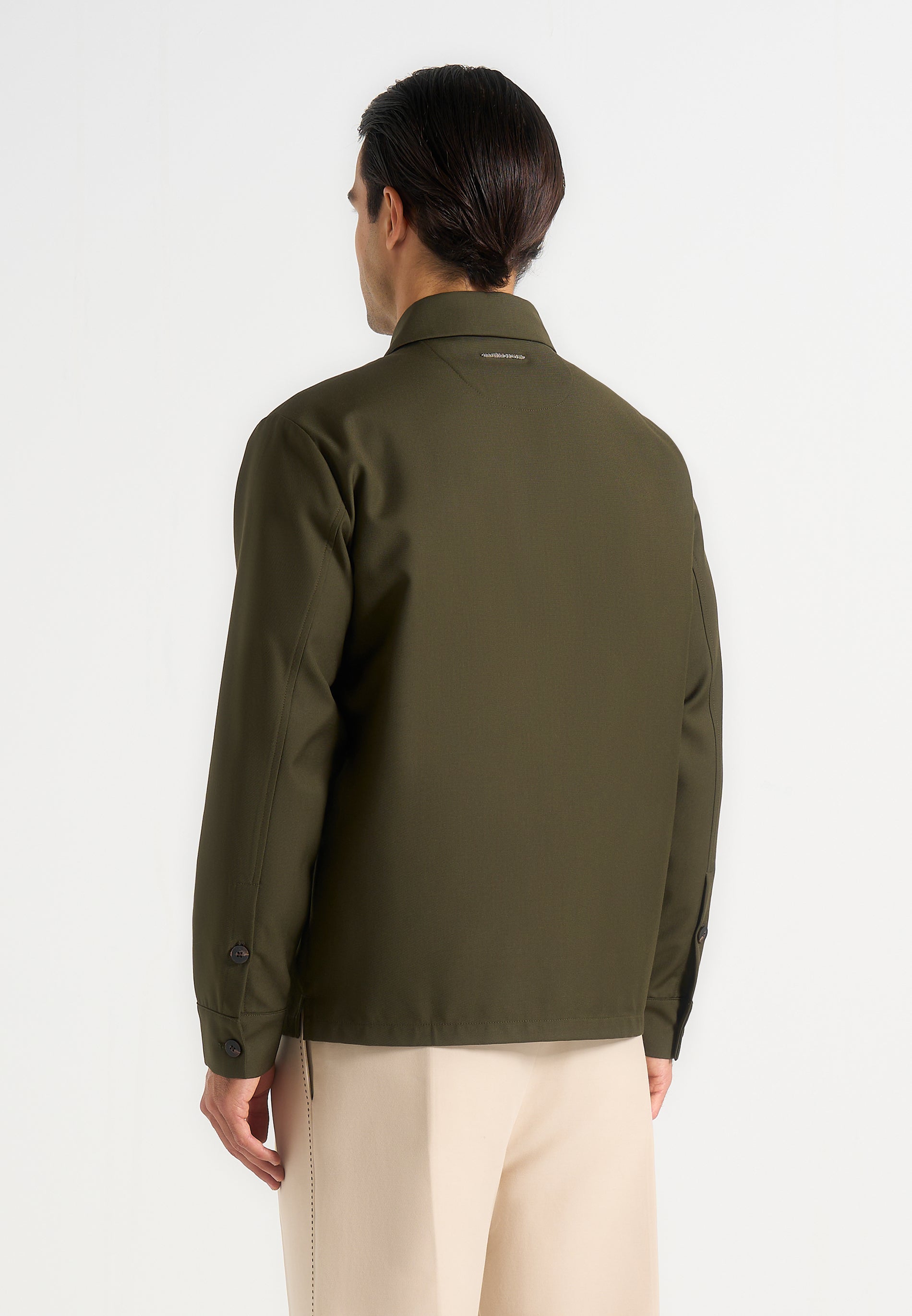 Valentin - Classic Long Sleeve Shirt - Olive