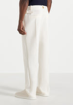 Joseph - Regular Fit Tailored Trousers - Off White