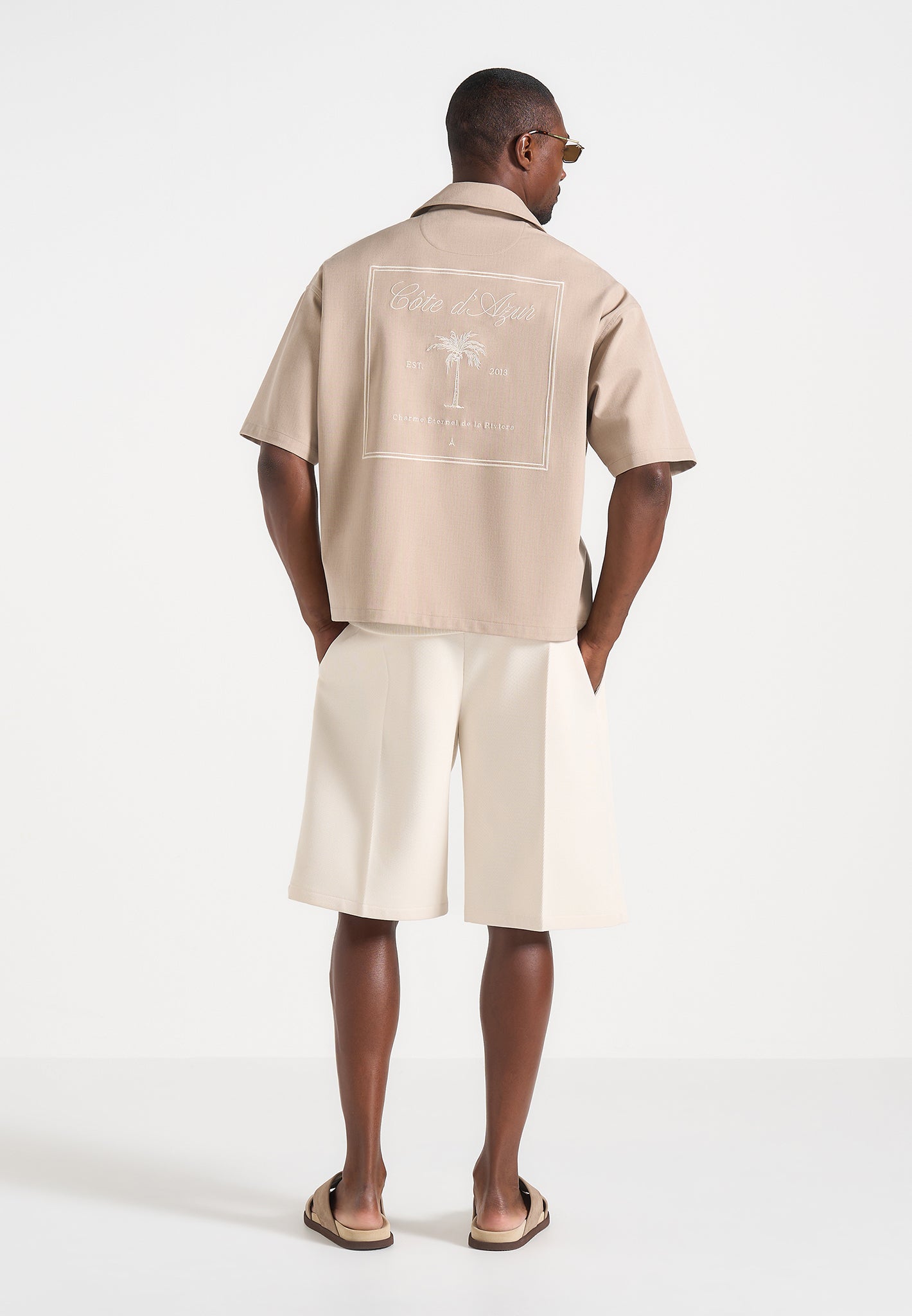 alexis-unisex-cote-dazur-boxy-shirt-beige