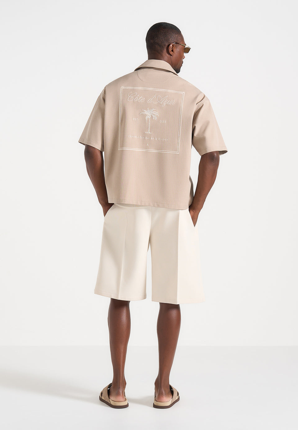 alexis-unisex-cote-dazur-boxy-shirt-beige