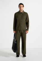 Valentin - Classic Long Sleeve Shirt - Olive