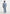Damien - Boucle Denim Jacket With Back Pleat - Blue