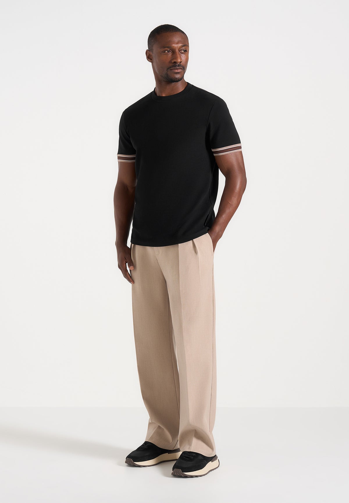 Layton - Taped Cotton T-Shirt - Black