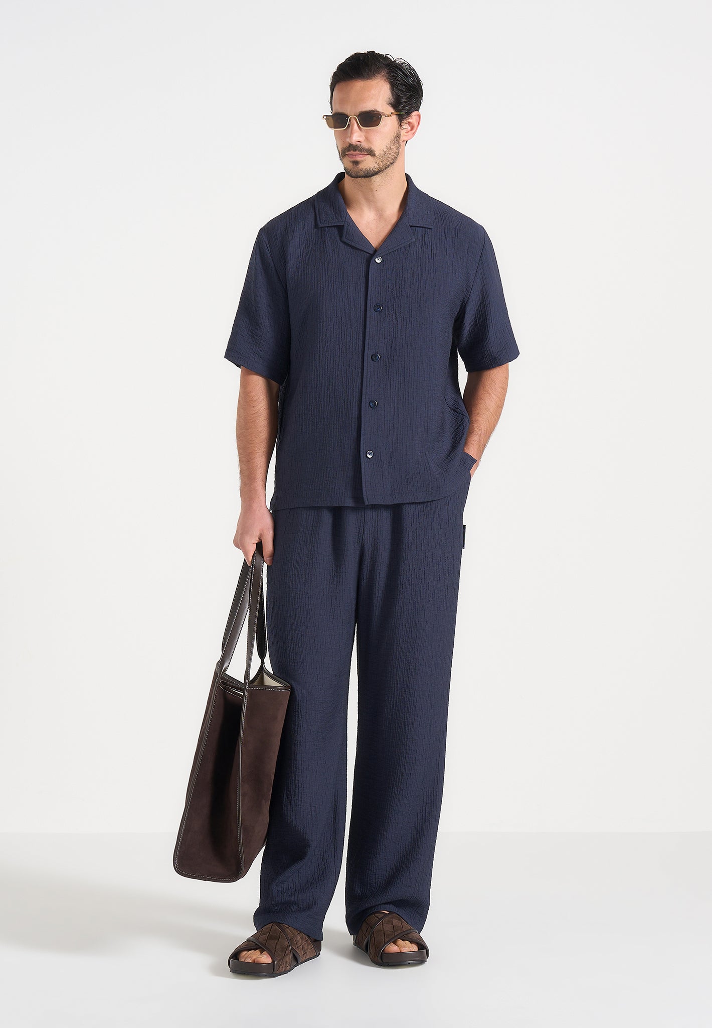 harley-unisex-textured-revere-shirt-navy