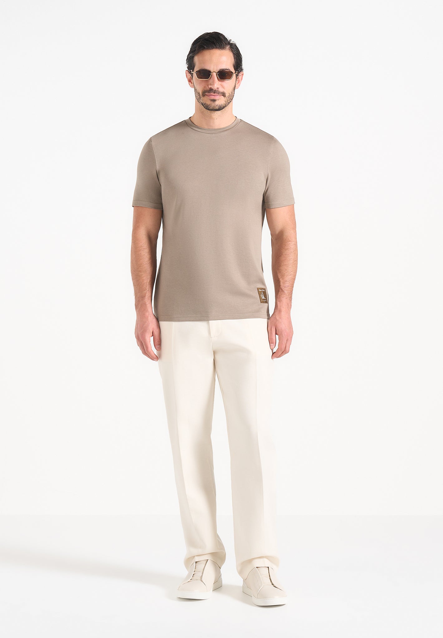 TS003 - Fitted Luxe T-Shirt - Mushroom 