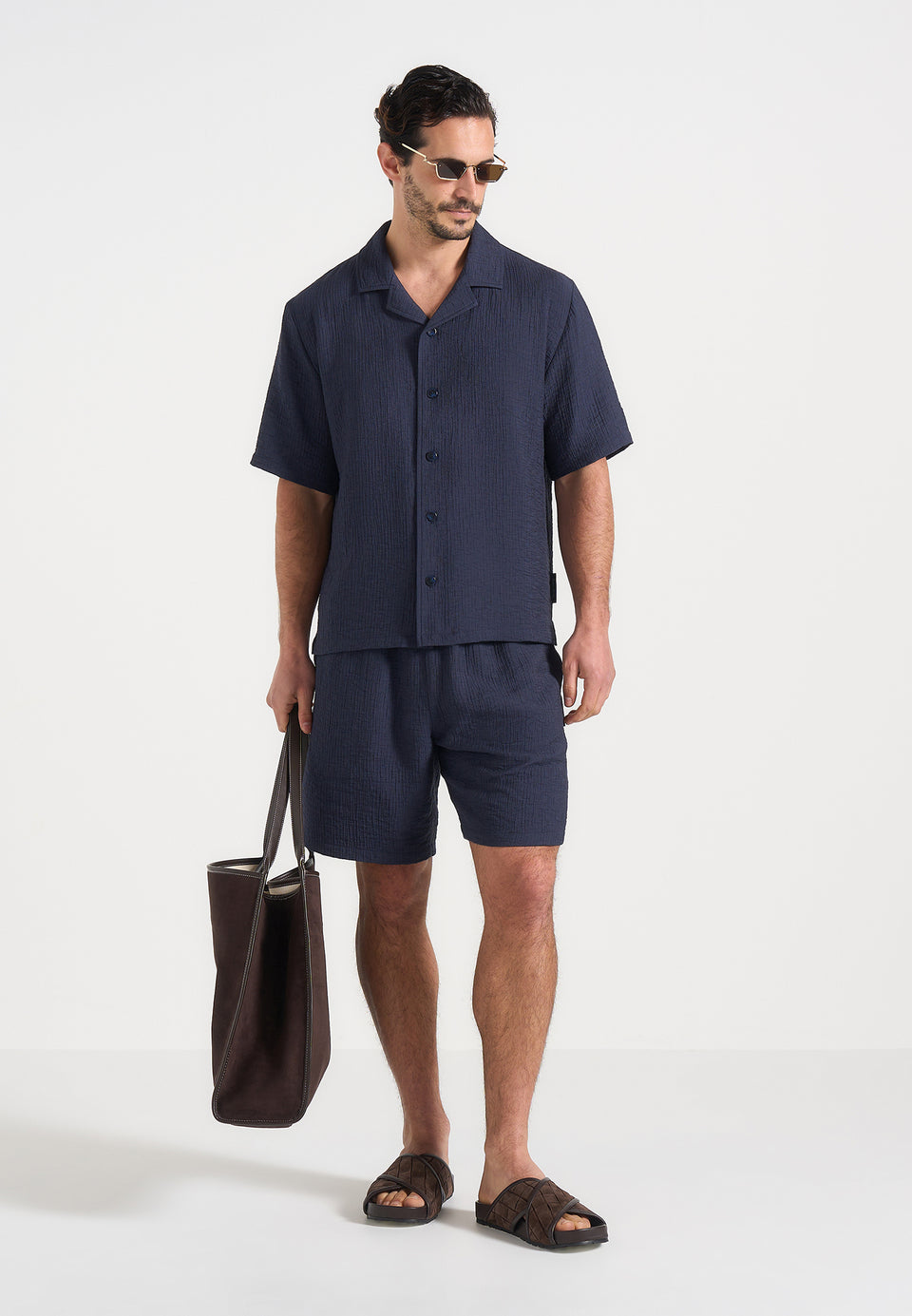 harley-unisex-textured-revere-shirt-navy