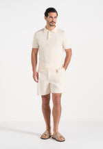 Marin - Tailored Pleated Shorts - Cream