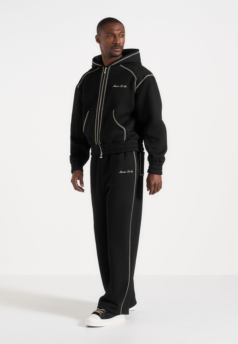 morgan-unisex-whipstitch-regular-joggers-black
