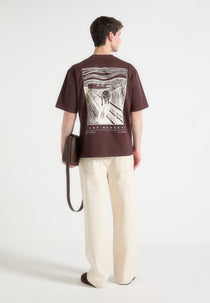 The Scream - T-Shirt - Brown