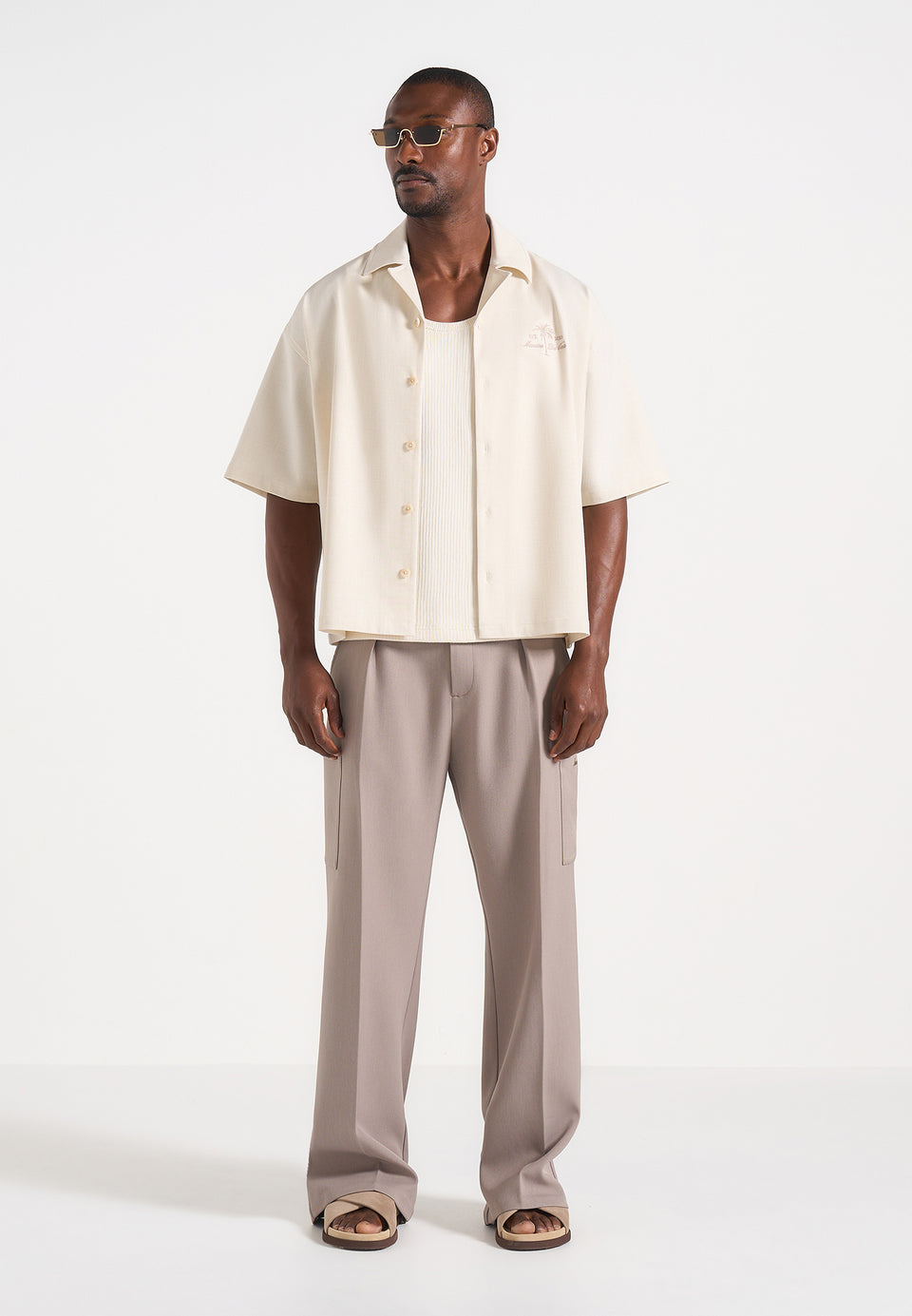 alexis-unisex-cote-dazur-boxy-shirt-cream
