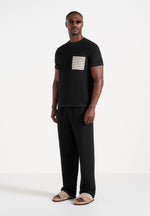Joris - Whipstitch Pocket Detail T-Shirt - Black