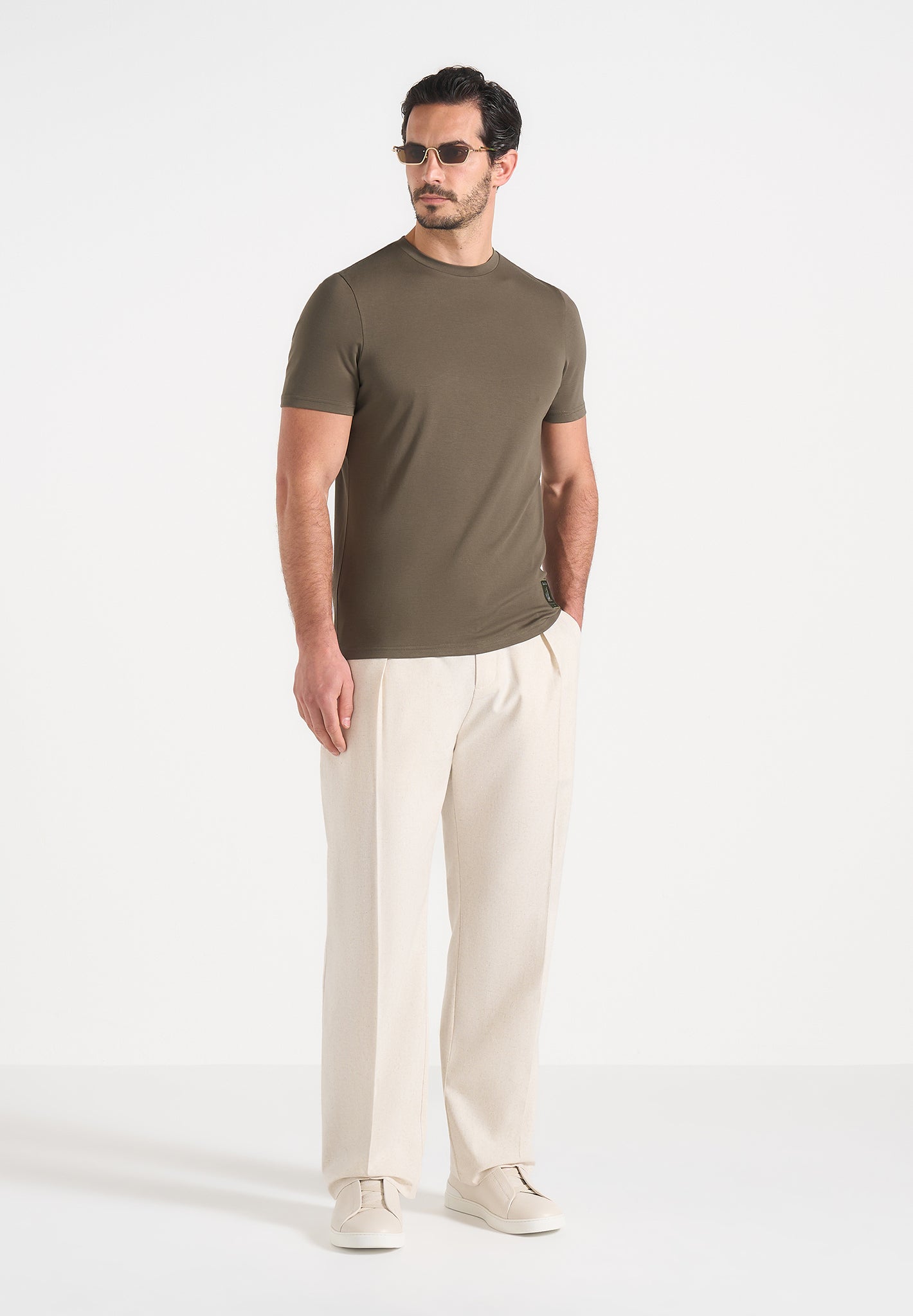 TS003 - Fitted Luxe T-Shirt - Olive 