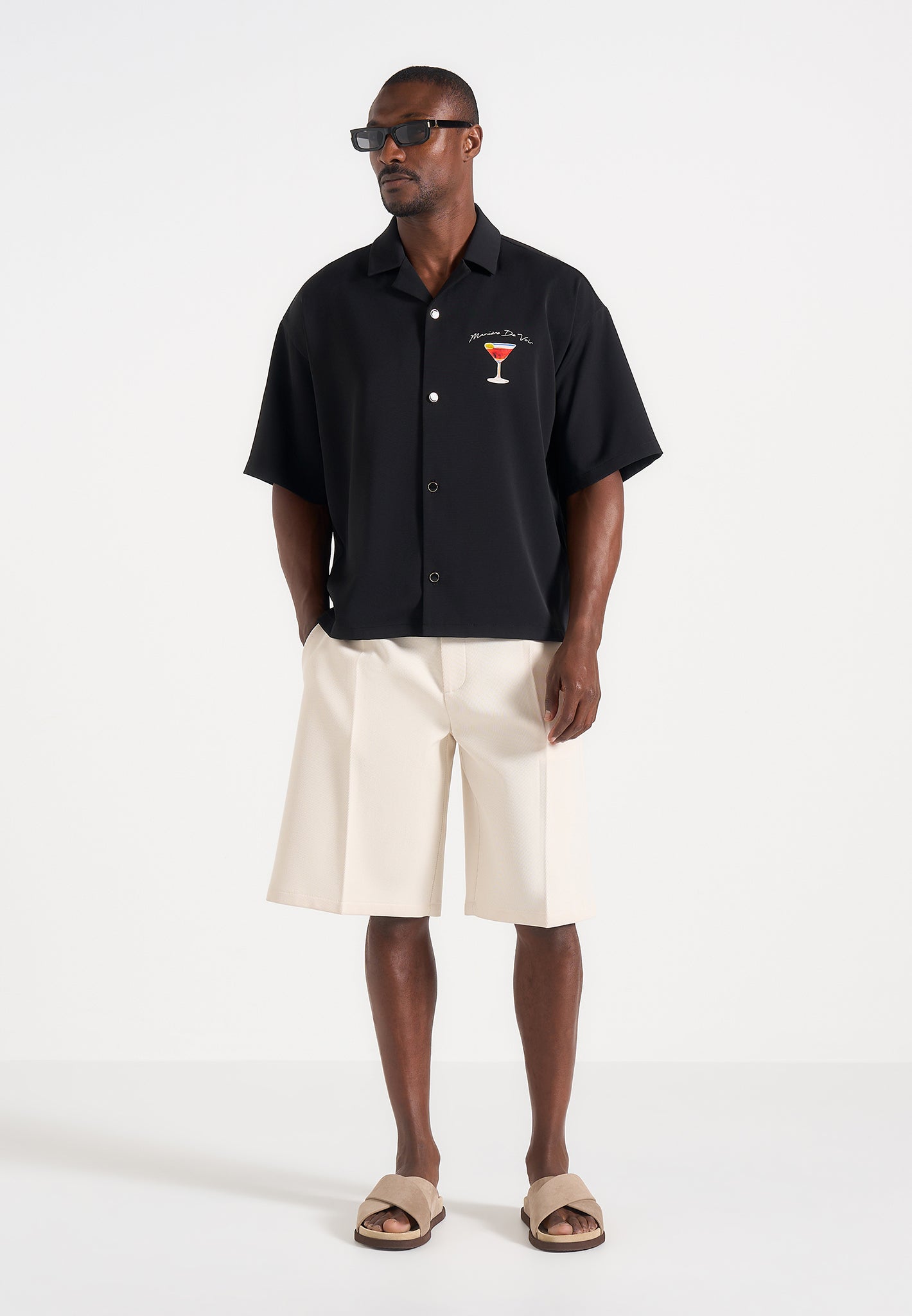 St. Barts - Relaxed Fit Shirt - Black