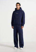 JS001 - Unisex Signature Relaxed Fit Hoodie - Navy